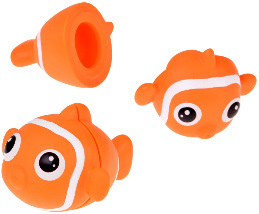 Jokomisiada Bath toys Sea animals foldable in half 10 pcs ZA6564