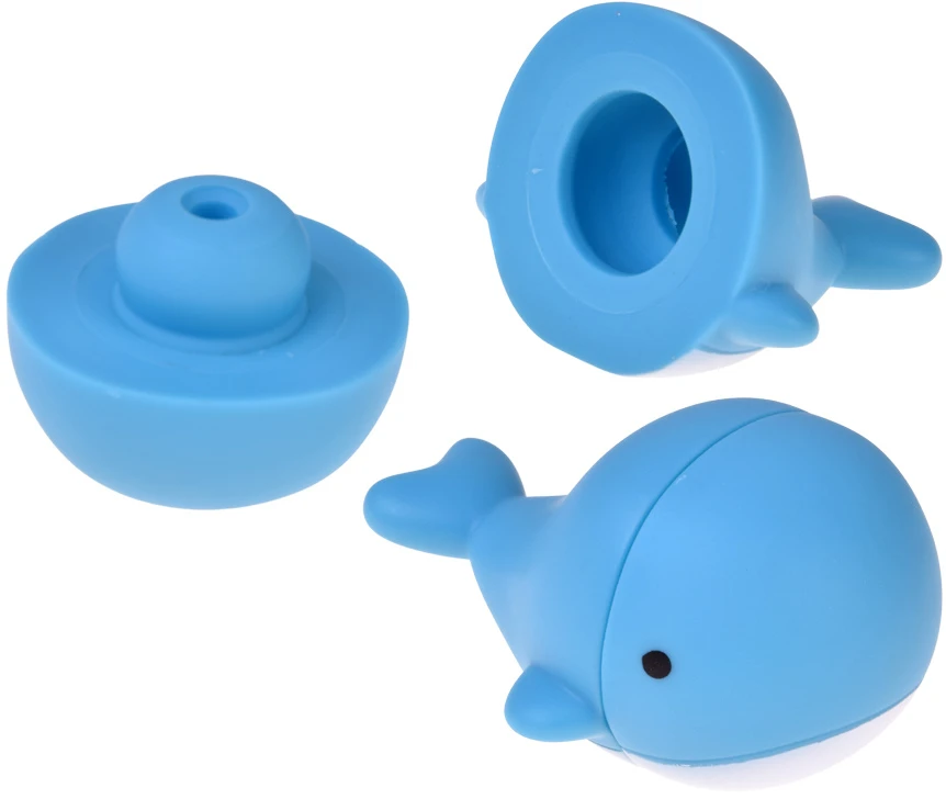 Jokomisiada Bath toys Sea animals foldable in half 10 pcs ZA6564
