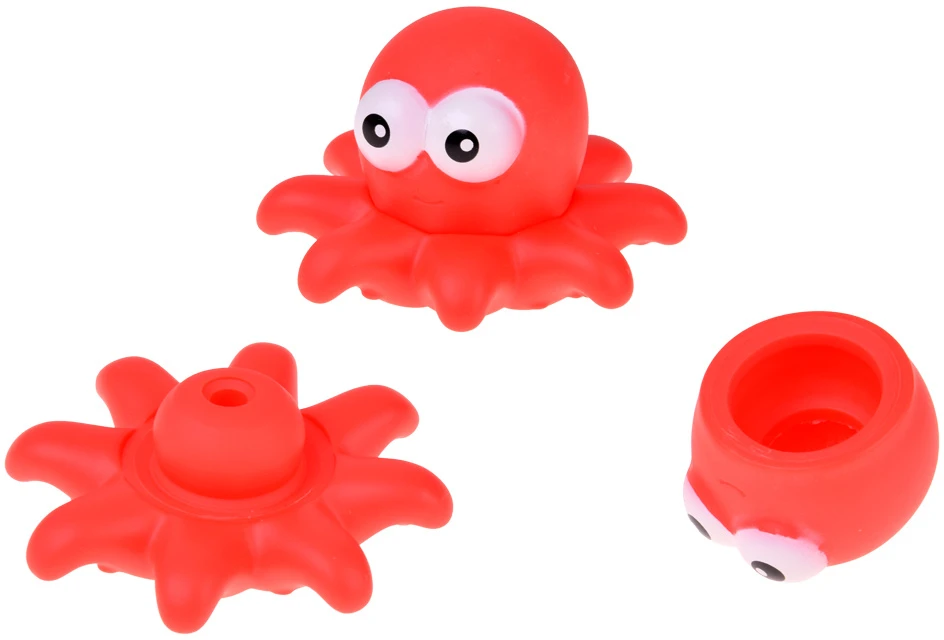 Jokomisiada Bath toys Sea animals foldable in half 10 pcs ZA6564