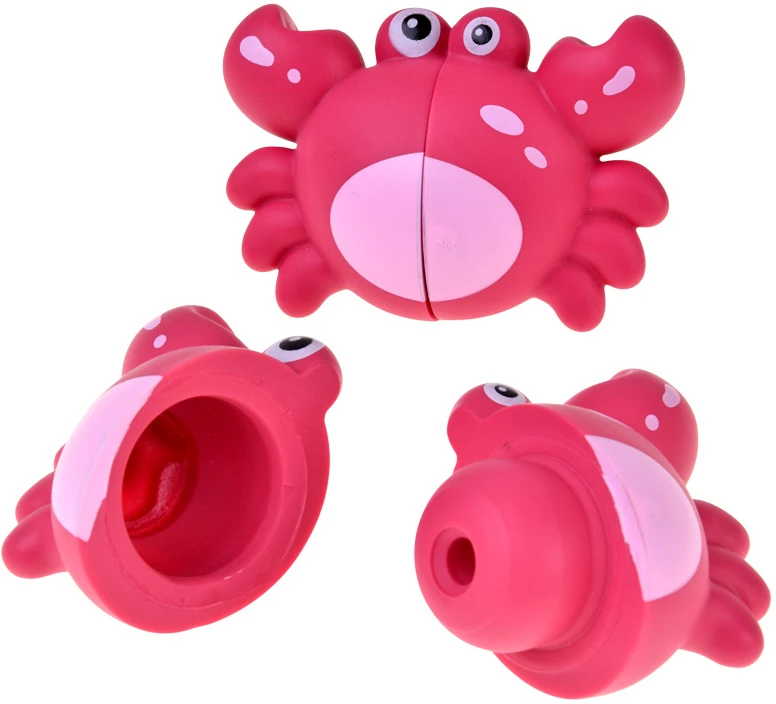 Jokomisiada Bath toys Sea animals foldable in half 10 pcs ZA6564