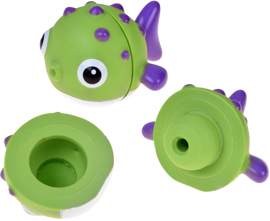 Jokomisiada Bath toys Sea animals foldable in half 10 pcs ZA6564