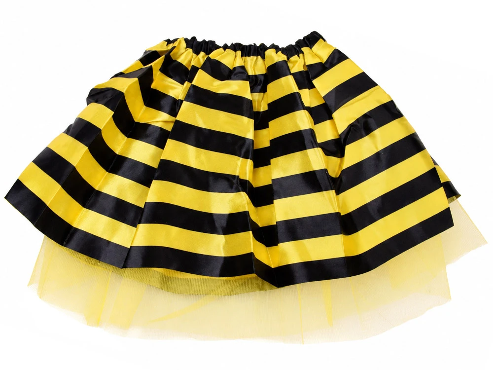 Jokomisiada Bee Costume for Girls – Wings, Skirt, Headband, Wand ZA6602