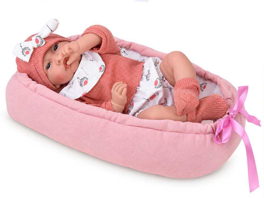 Jokomisiada BOBAS minkšta guminė lėlė – 12 garso funkcijų 45cm + nešynė ZA6436