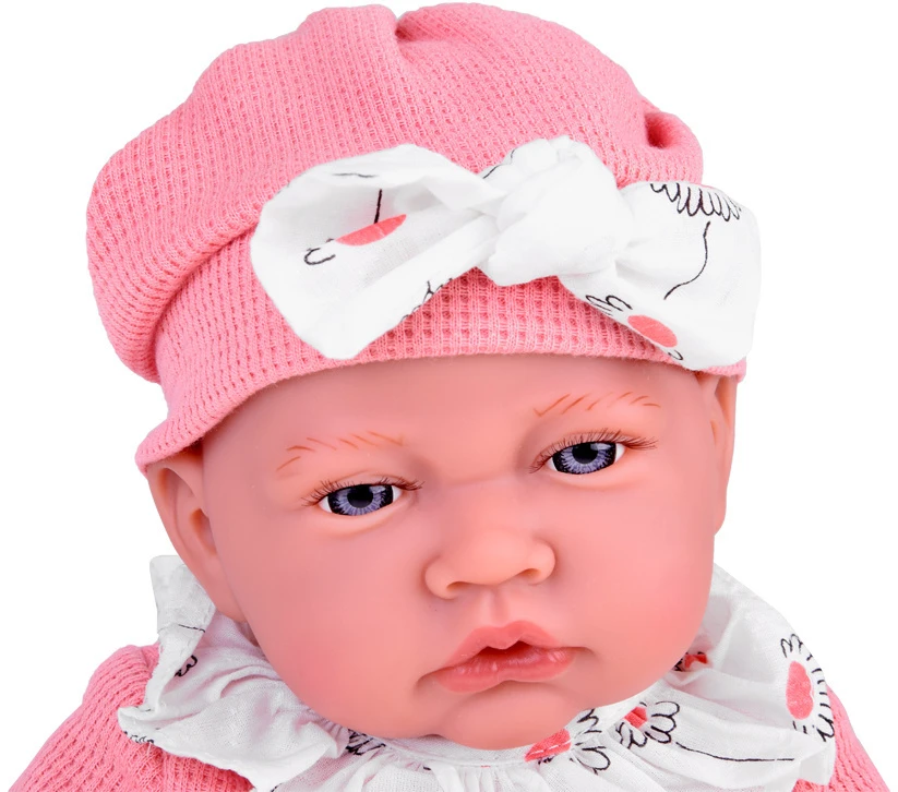 Jokomisiada BOBAS minkšta guminė lėlė – 12 garso funkcijų 45cm + nešynė ZA6436