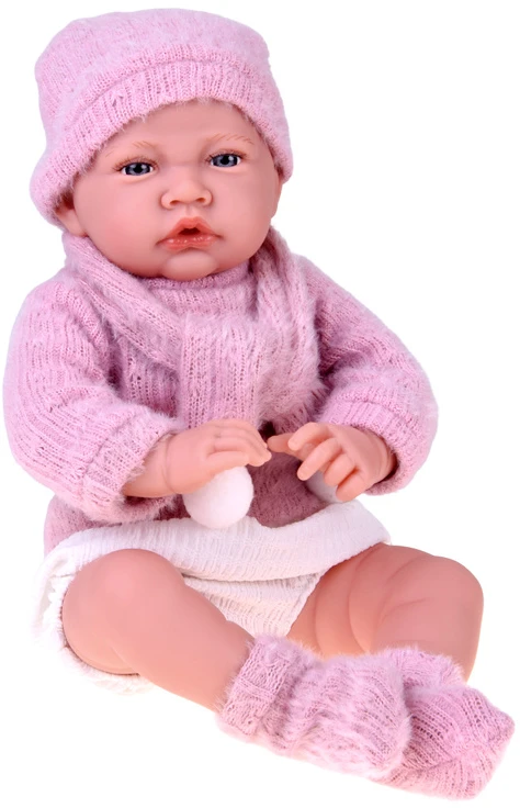 Jokomisiada BOBAS soft rubber doll, talking - 12 sound functions 45cm ZA6437