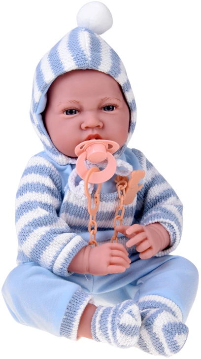 Jokomisiada BOBAS soft rubber doll, talking - 12 sound functions 45cm ZA6441