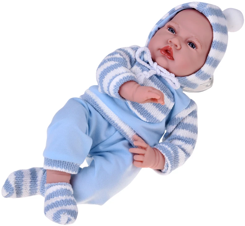 Jokomisiada BOBAS soft rubber doll, talking - 12 sound functions 45cm ZA6441