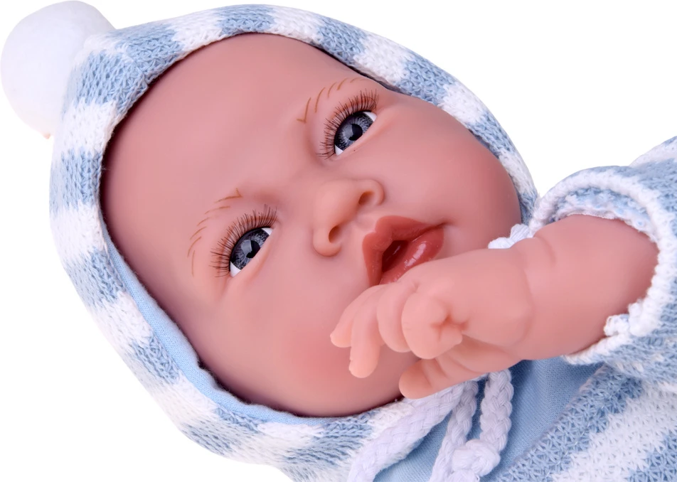 Jokomisiada BOBAS soft rubber doll, talking - 12 sound functions 45cm ZA6441
