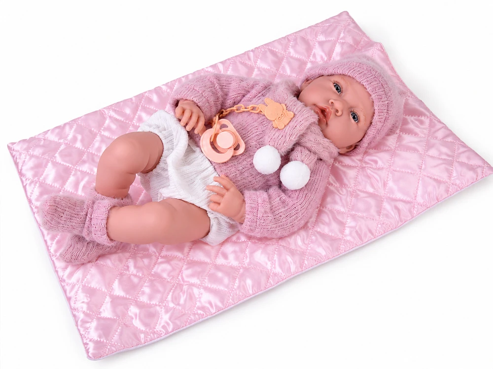 Jokomisiada BOBAS soft rubber doll, talking - 12 sound functions 45cm ZA6437