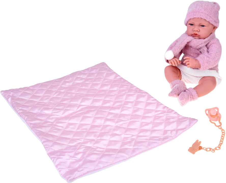 Jokomisiada BOBAS soft rubber doll, talking - 12 sound functions 45cm ZA6437