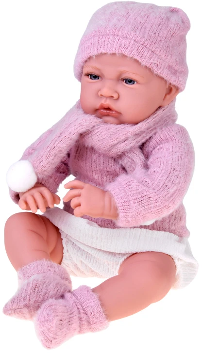 Jokomisiada BOBAS soft rubber doll, talking - 12 sound functions 45cm ZA6437