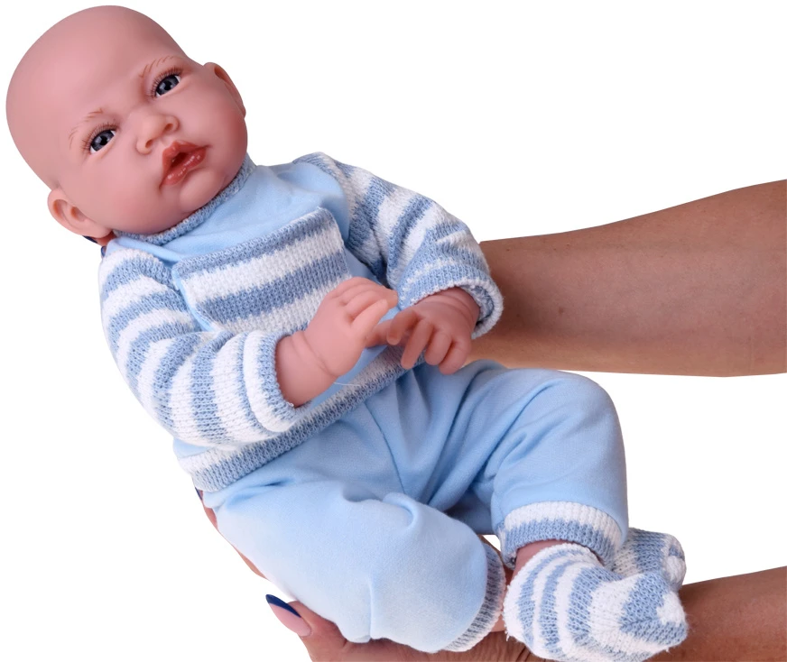 Jokomisiada BOBAS soft rubber doll, talking - 12 sound functions 45cm ZA6441