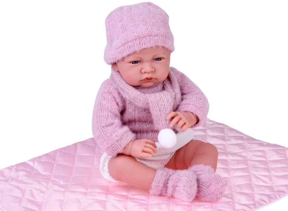 Jokomisiada BOBAS soft rubber doll, talking - 12 sound functions 45cm ZA6437