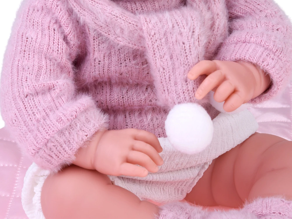 Jokomisiada BOBAS soft rubber doll, talking - 12 sound functions 45cm ZA6437