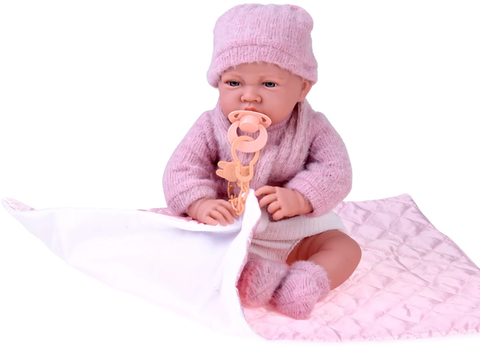 Jokomisiada BOBAS soft rubber doll, talking - 12 sound functions 45cm ZA6437