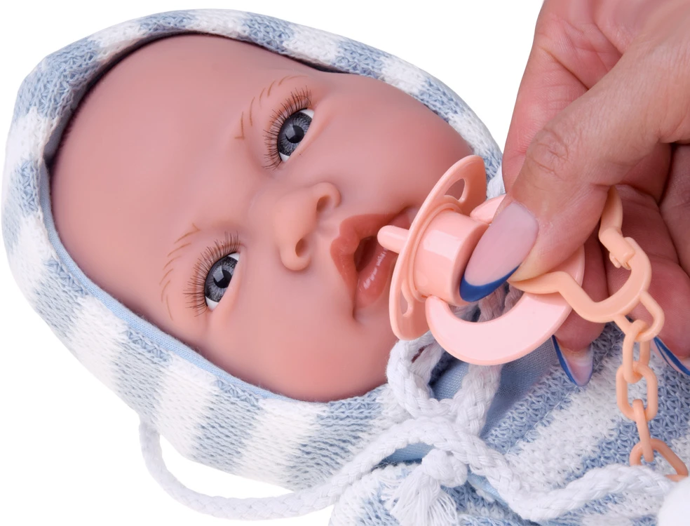 Jokomisiada BOBAS soft rubber doll, talking - 12 sound functions 45cm ZA6441