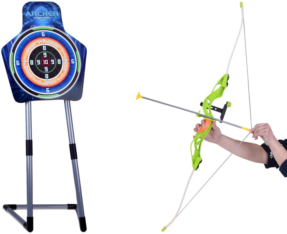 Jokomisiada Bow, Arrows and Shield - Large Archer Set - 2 Play Options SP0868