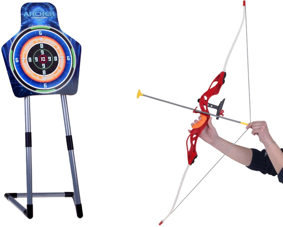 Jokomisiada Bow, Arrows and Shield - Large Archer Set - 2 Play Options SP0868