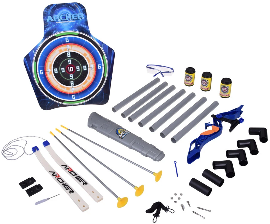 Jokomisiada Bow, Arrows and Shield - Large Archer Set - 2 Play Options SP0868