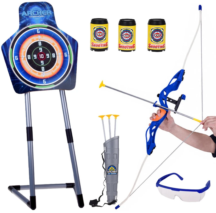 Jokomisiada Bow, Arrows and Shield - Large Archer Set - 2 Play Options SP0868