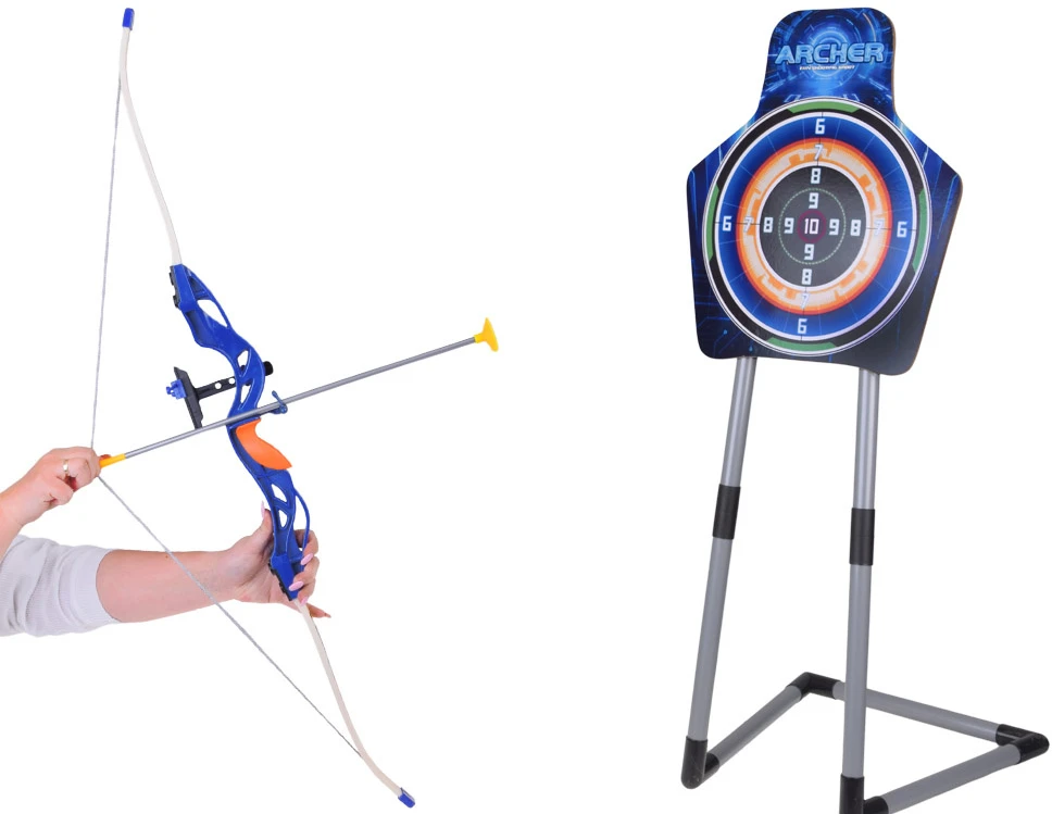 Jokomisiada Bow, Arrows and Shield - Large Archer Set - 2 Play Options SP0868