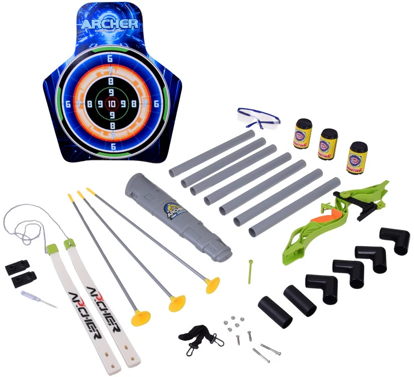 Jokomisiada Bow, Arrows and Shield - Large Archer Set - 2 Play Options SP0868