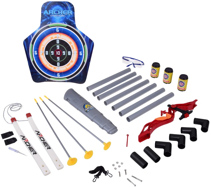 Jokomisiada Bow, Arrows and Shield - Large Archer Set - 2 Play Options SP0868