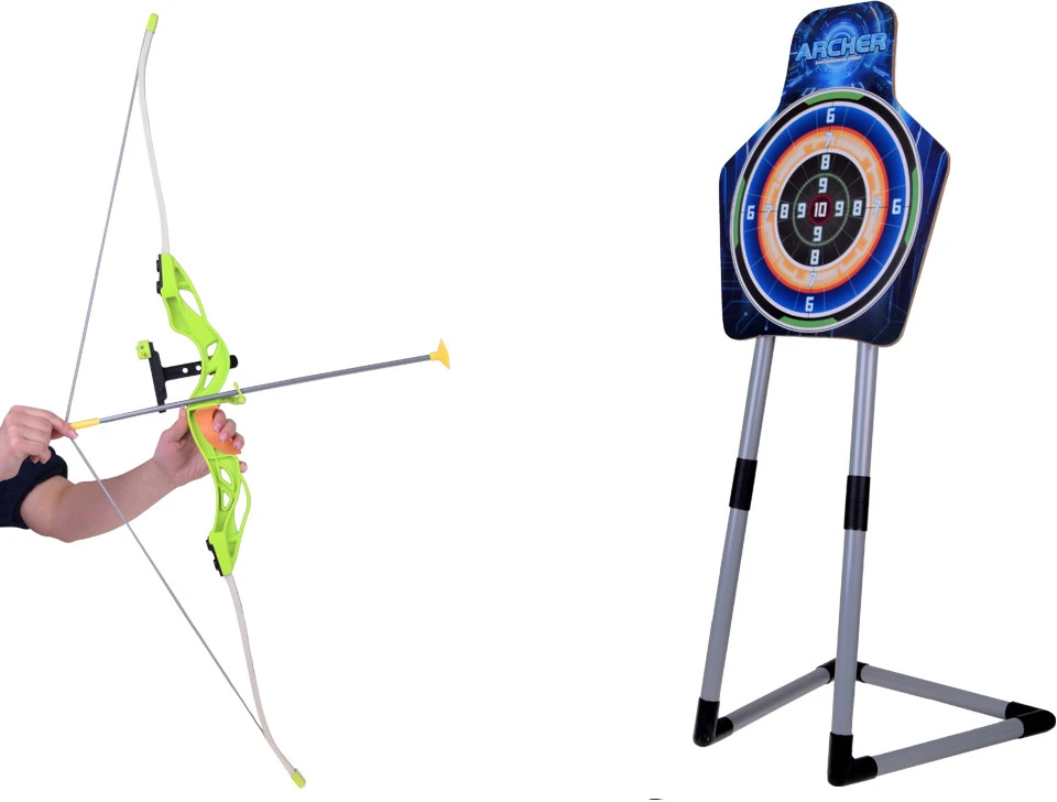 Jokomisiada Bow, Arrows and Shield - Large Archer Set - 2 Play Options SP0868