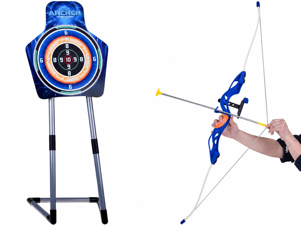 Jokomisiada Bow, Arrows and Shield - Large Archer Set - 2 Play Options SP0868