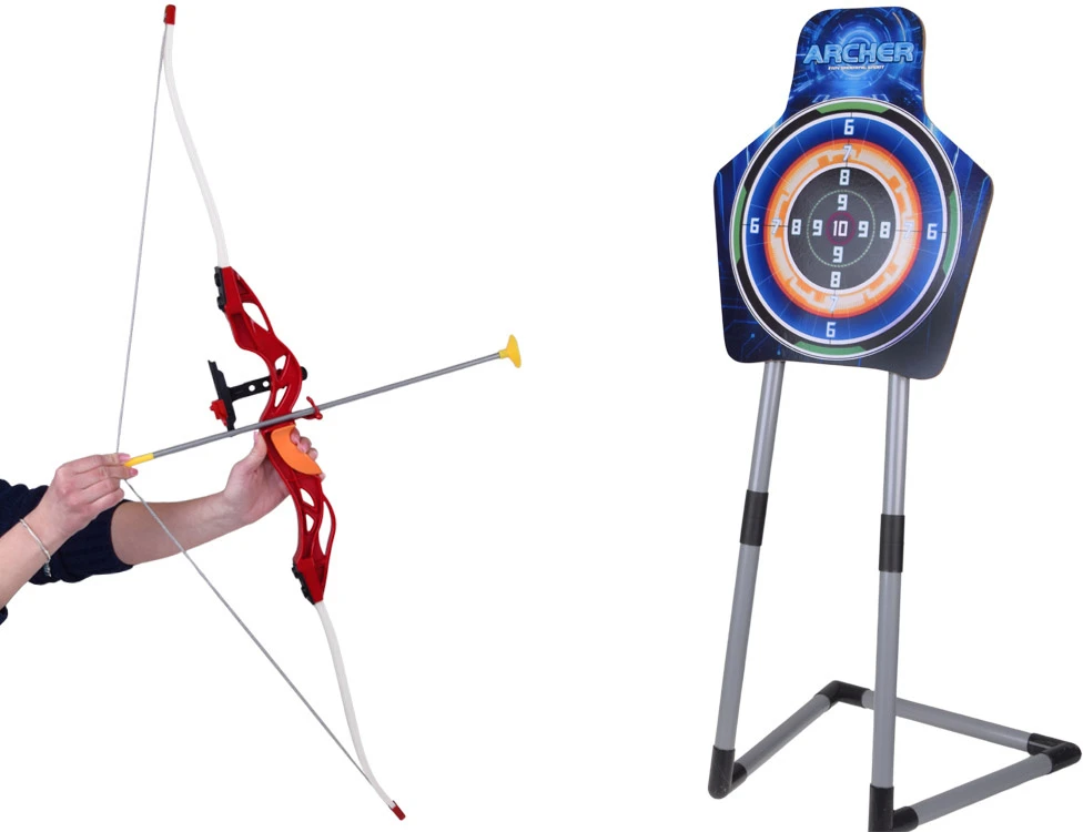 Jokomisiada Bow, Arrows and Shield - Large Archer Set - 2 Play Options SP0868