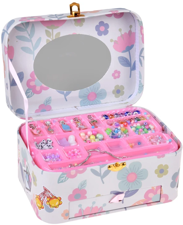 Jokomisiada Bracelet making kit - stringing beads + case ZA6430