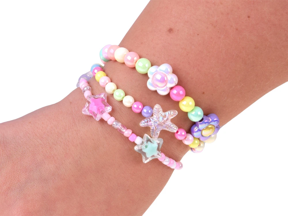 Jokomisiada Bracelet making kit - stringing beads + case ZA6430