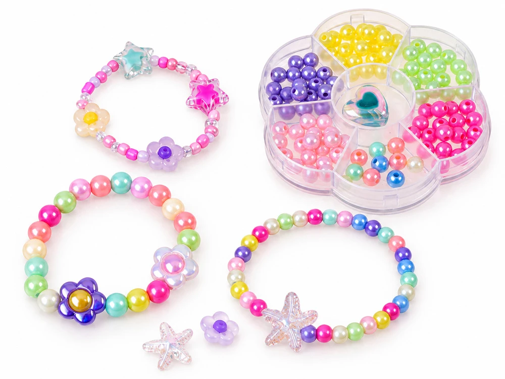 Jokomisiada Bracelet making kit - stringing beads + case ZA6430