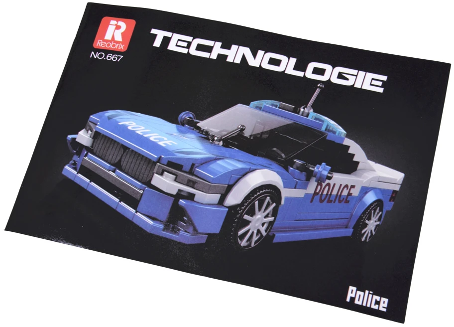 Jokomisiada Konstruktorius Policijos sportinis automobilis 313 detalių ZA6630