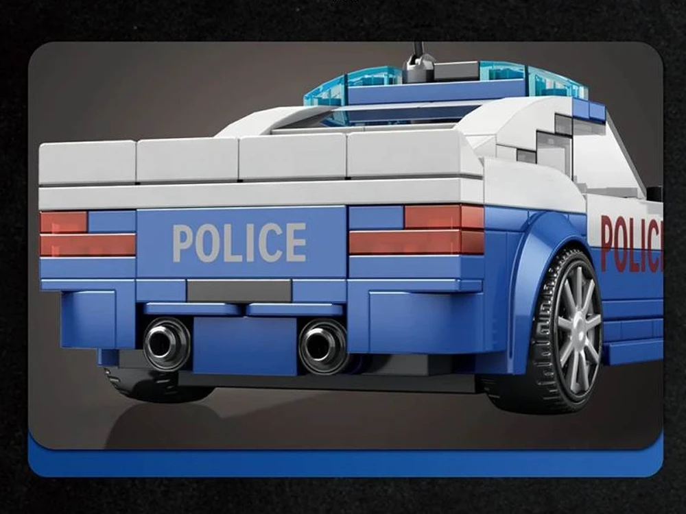 Jokomisiada Konstruktorius Policijos sportinis automobilis 313 detalių ZA6630