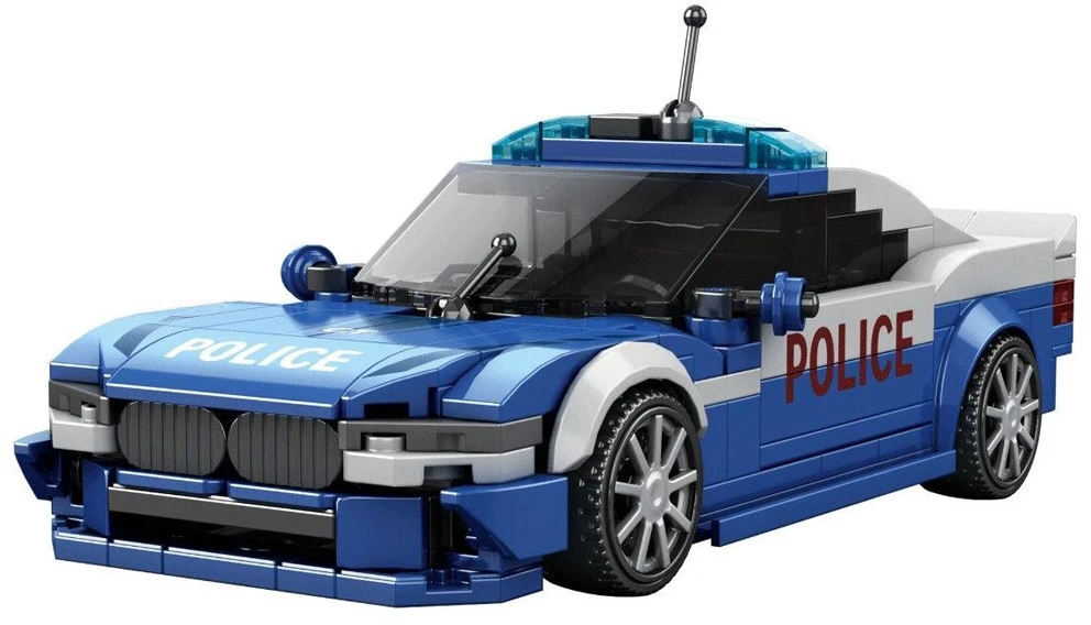 Jokomisiada Konstruktorius Policijos sportinis automobilis 313 detalių ZA6630