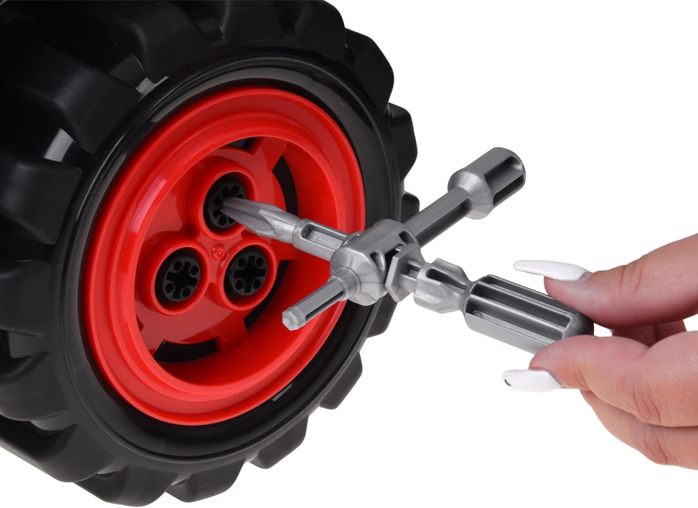 Jokomisiada CAR WORKSHOP Build a TRACTOR engine mechanic set ZA6305