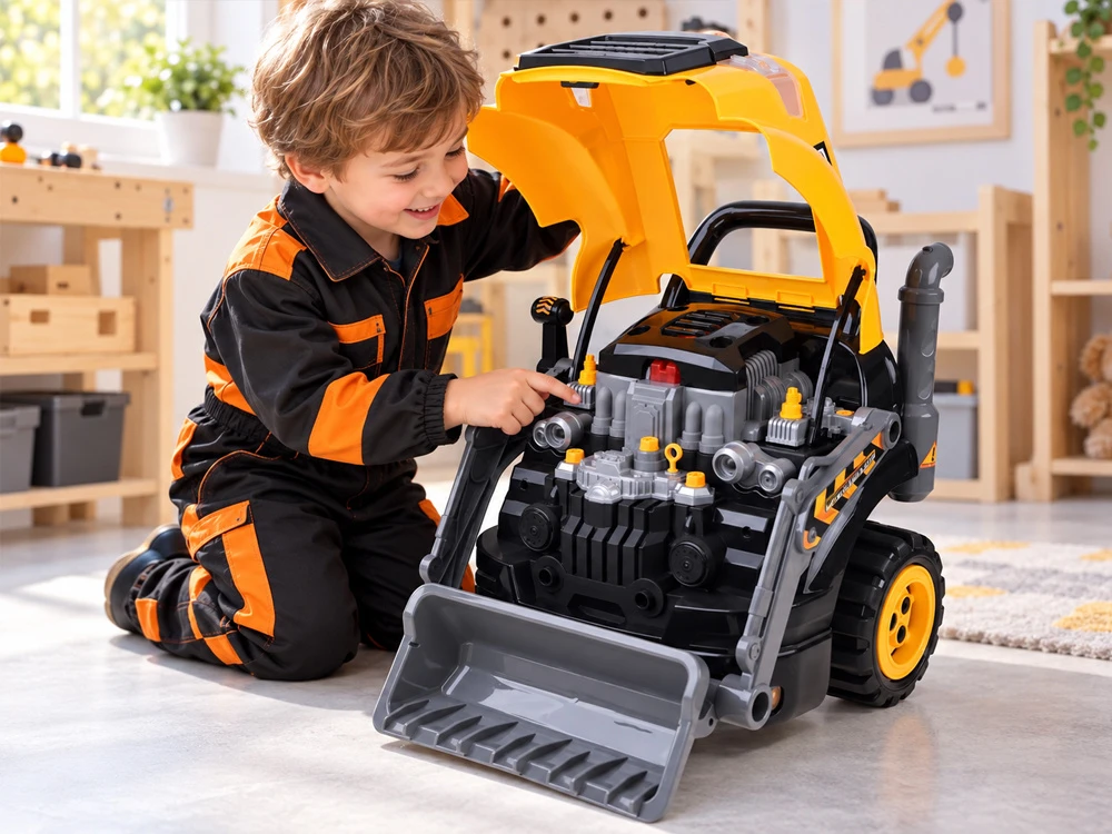 Jokomisiada CAR WORKSHOP Build an engine BULLDOZER mechanic kit ZA6304