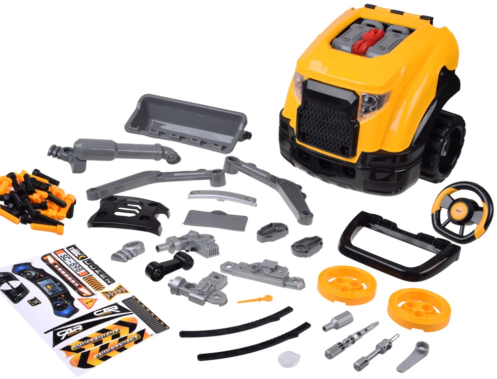Jokomisiada CAR WORKSHOP Build an engine BULLDOZER mechanic kit ZA6304