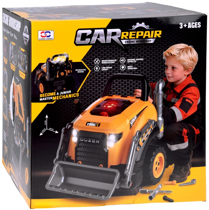 Jokomisiada CAR WORKSHOP Build an engine BULLDOZER mechanic kit ZA6304