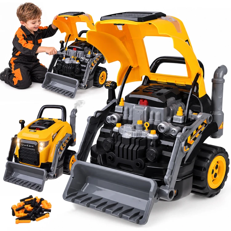 Jokomisiada CAR WORKSHOP Build an engine BULLDOZER mechanic kit ZA6304