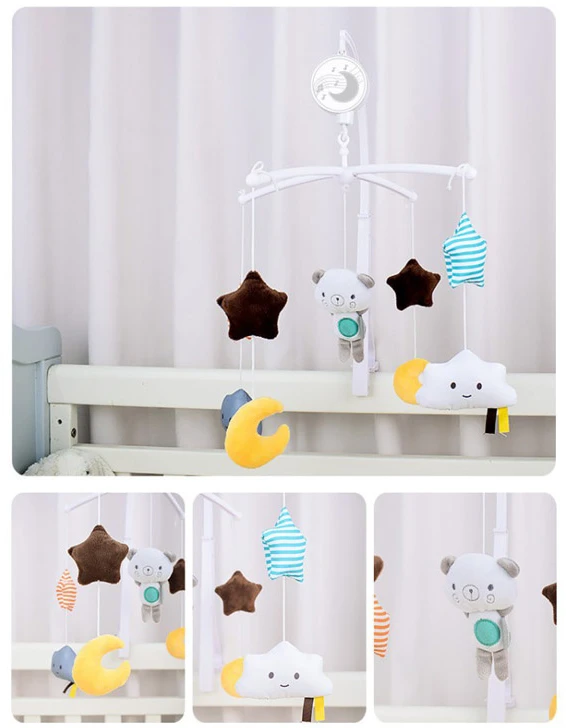 Jokomisiada Carousel with a music box for the plush bed ZA3927