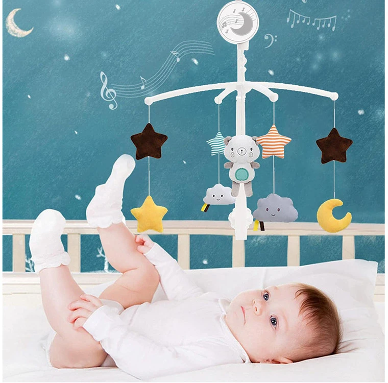 Jokomisiada Carousel with a music box for the plush bed ZA3927