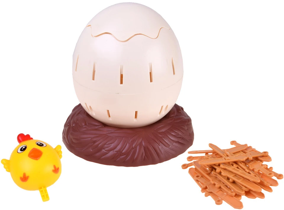 Jokomisiada Linksmas žaidimas „Crack the Egg Pop-Up Chicken