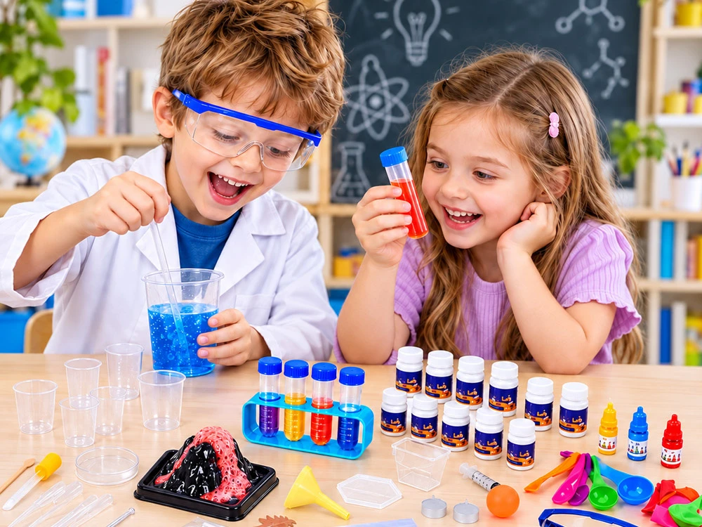 Jokomisiada CHEMIST'S KIT 80 science experiments - Chemical laboratory ZA6593