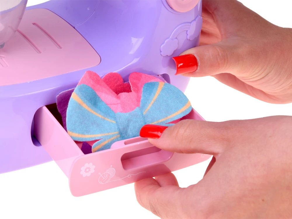 Jokomisiada Children's sewing machine + felt elements for bags and decorations ZA6541