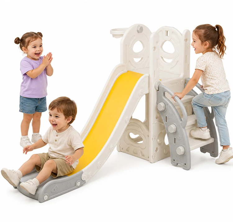 Jokomisiada Children’s Slide with Basketball Hoop, 136 cm Slide SP0865