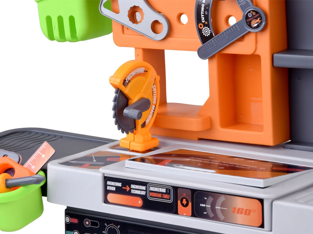 Jokomisiada Children's workshop Table with tools DIY KIT 92 pieces ZA6581