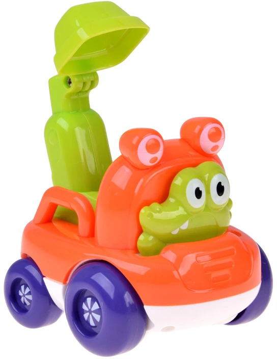 Jokomisiada Construction car set: excavator, dump truck and concrete mixer for toddlers ZA6341