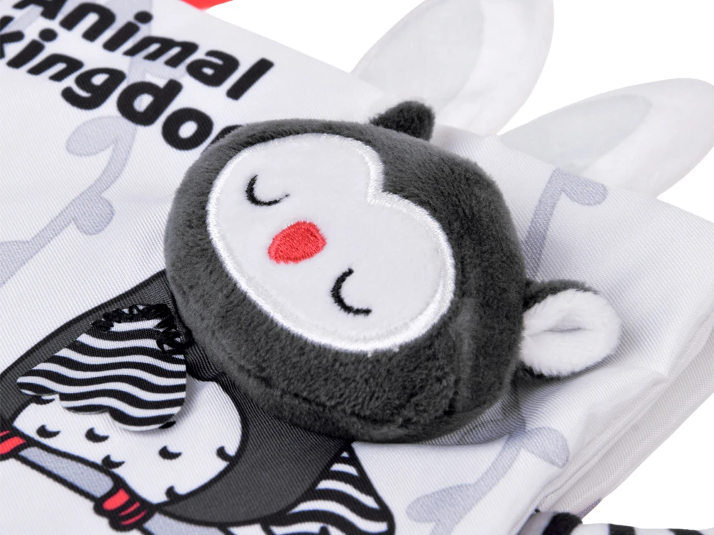 Jokomisiada Contrast sensory book ANIMALS with protruding elements and rustling ZA6599